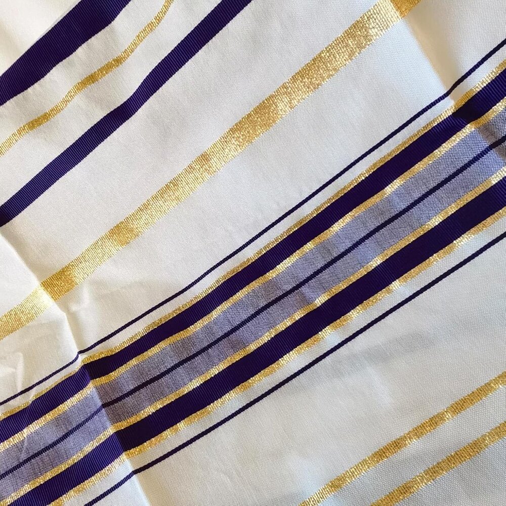 Women's Star of David Prayer Shawl Multi-Pack Poly Sacred Religious Gift - Picture 4 of 5